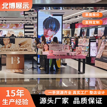 珠宝店金店展示柜 玻璃柜中岛铁艺首饰店多层货架精品陈列柜设计