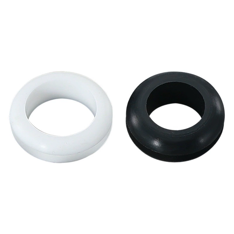 Силиконовая Двусторонняя защитная втулка, защитная втулка с сквозным отверстием, защитный провод, заглушка, защита от уплотнения через отверстие
