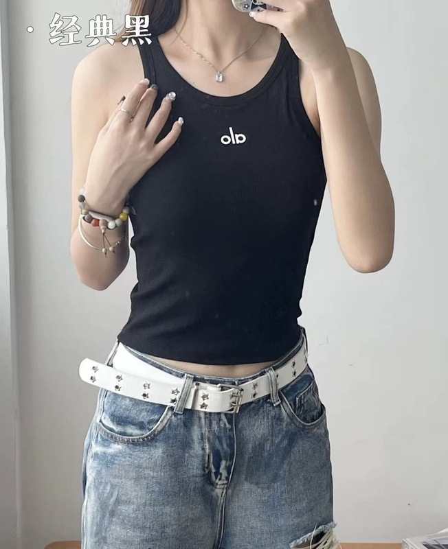 8049早秋新款百搭工字背心内衣女固定杯时尚修身显瘦螺纹美背上衣|undefined