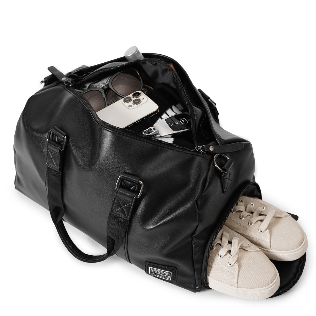 Τσάντα ταξιδιού Μοντέρνα για μικρές αποστάσεις Υψηλής ποιότητας casual και ευέλικτη τσάντα υπαίθριου σπορ και γυμναστικής με ανεξάρτητο κουτί παπουτσιών_voghion.com