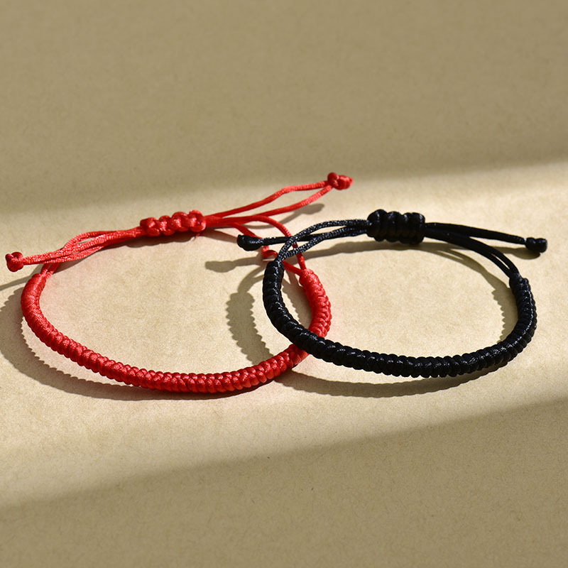 Xiao Zhan's Red Rope Bracelet Diamond Knot Hand Rope Hand-woven Couple Year of the Snake Xiao Zhan's Red Rope Bracelet Diamond Knot Hand Rope Hand-woven Couple Year of the Snake