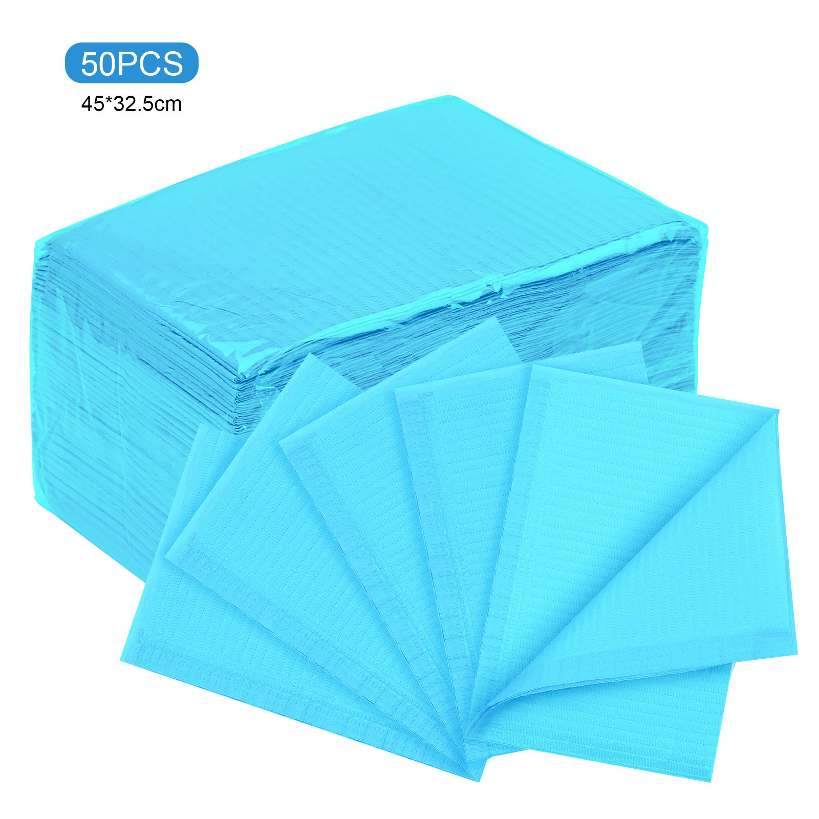 Ventas transfronterizas en caliente manicuría papel de mesa desechable almohadilla de limpieza impermeable almohada toallas de mesa absorción de agua herramientas de manicuría