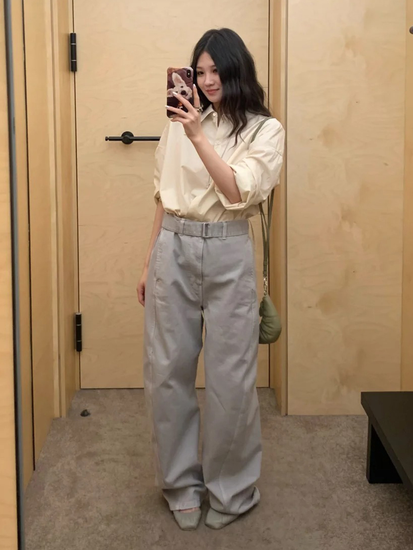 Spring cotton belt bag