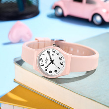 歌迪时尚糖果色硅胶表高颜值日历防水学生表新款高级感多巴胺手表