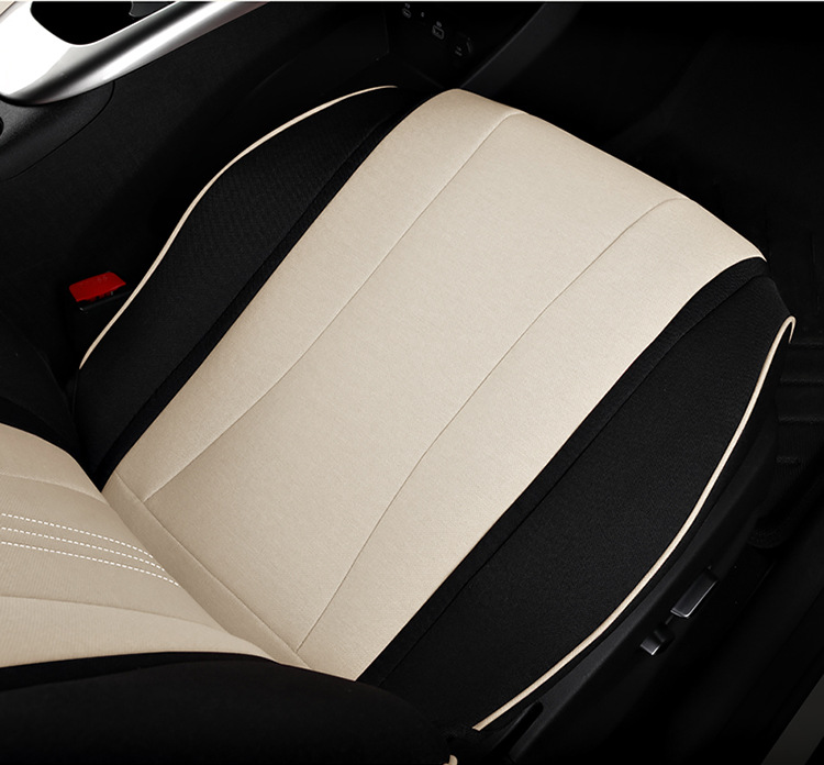 BYD Dolphin Smart Driving Edition EV Seat Cover - Special Full-Coverage Car Cushion, All-Season Seat Cover in Cotton and Linen Fabric