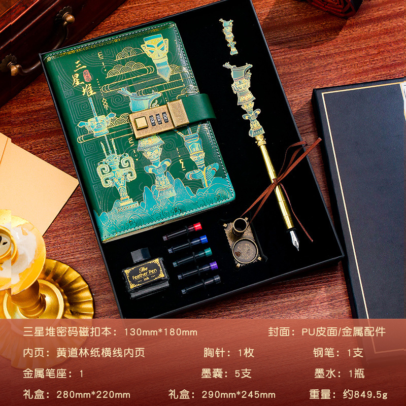 삼성 파일 코드북 B 만년필 뱃지 10개 세트 - 청동 최고 무릎을 고 있는 인물 사진