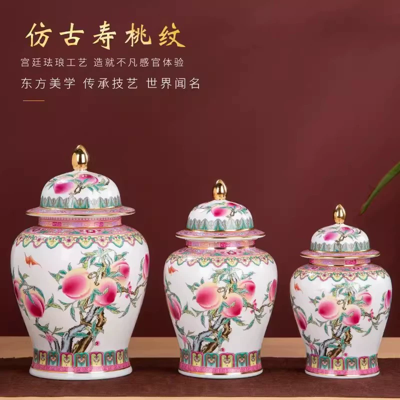 Высококачественная керамическая банка Shoutao Jingdezhen китайская герметичная чайная банка