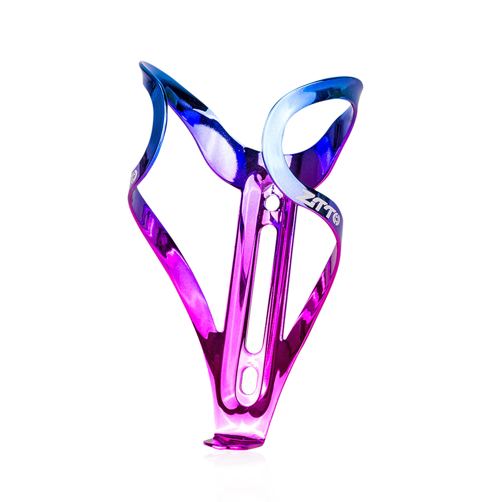 Sostenedor de la taza de agua de la bicicleta de carretera gradiente de color bicicleta de montaña de aleación de aluminio titular de la botella de agua bilateral positiva titular de la botella de agua abierta