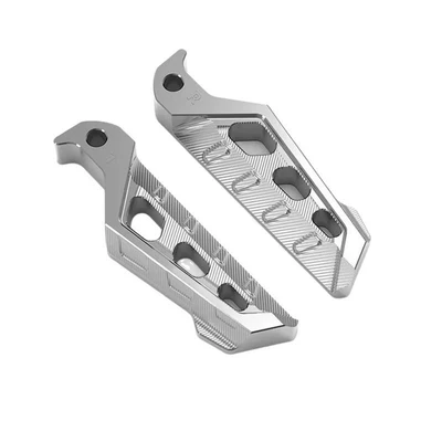 Suitable for Yamaha motorcycle NMAX155 anti-slip footrests, XMAX footrests, TMAX530 modified rotating footrests (Motorcycle pedals) - white