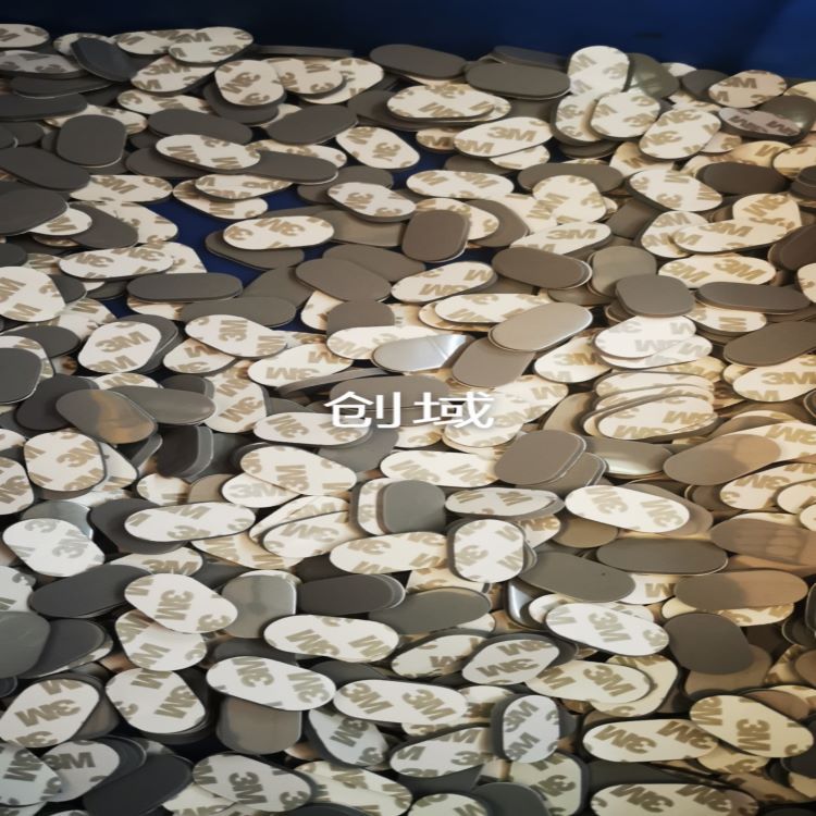 硅胶垫片自粘黑色灰色脚垫单面3M防滑垫网格防震减震