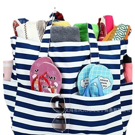 Amazon venta caliente bolso femenino multifuncional de gran capacidad popular europeo y americano bolso de playa de vacaciones de viaje bolso