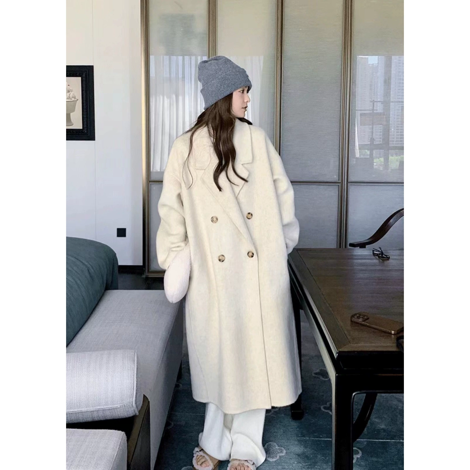 【Улучшенная версия Yechi】Пальто Jinyuan, новинка осенне-зимнего сезона в корейском стиле, элитный женственный стиль, нежное и универсальное.