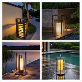 房地产花园草坪柱子灯酒店别墅花园草坪灯小区庭院景观装饰垒德株