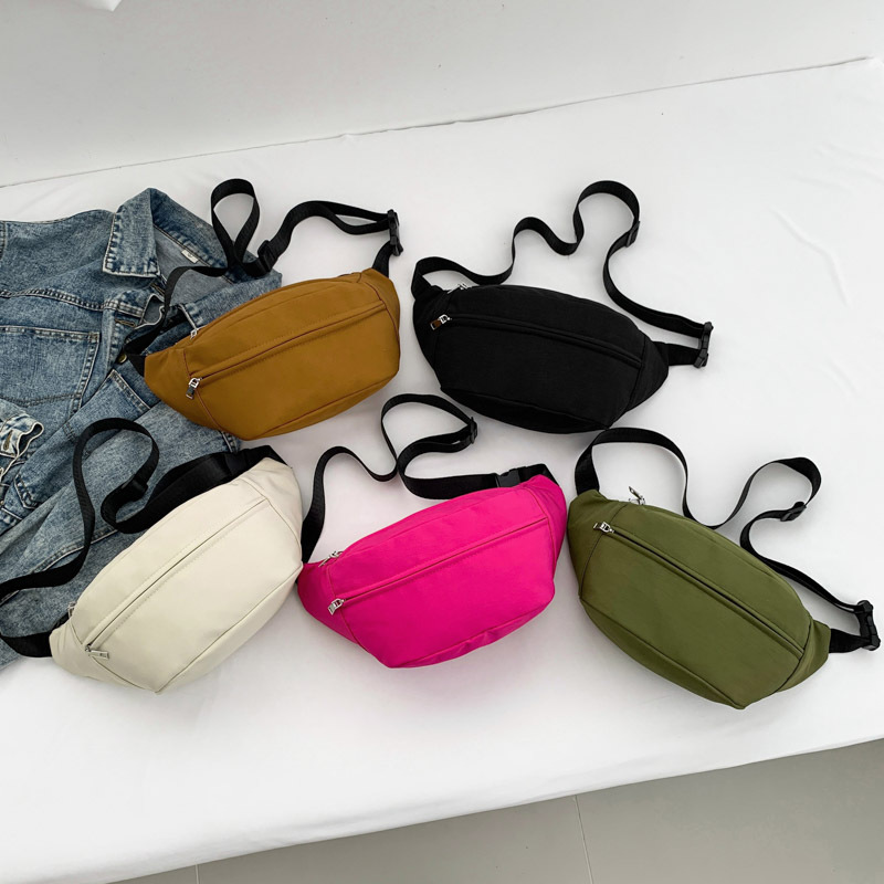 2026 nuevo bolso de mujer de dopamina casual simple bolso de pecho deportivo nicho bolso de cintura japonés