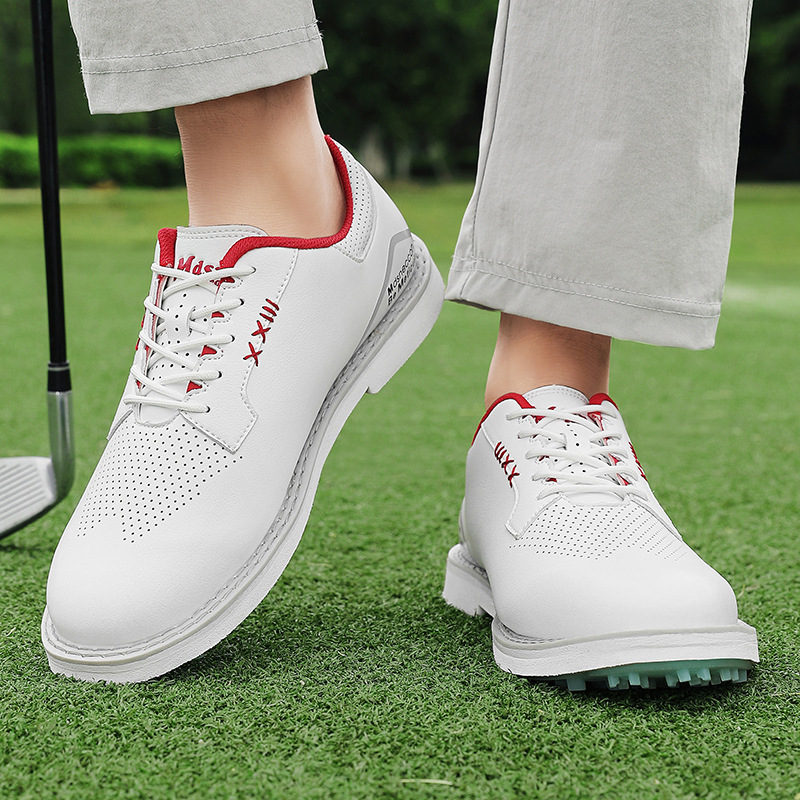 대외 무역 소스 공장 남성용 새 봄 여름 야외 스포츠 통기성 및 편안한 골프 신발 내마모성 및 미끄럼 방지