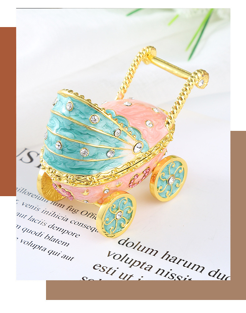 Cute Colorful Zinc Alloy Storage Box 1 Piece display picture 1