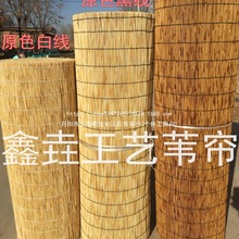 芦苇帘子大卷30米芦苇帘子大卷帘遮阳草帘竹帘芦苇席墙面装饰装修