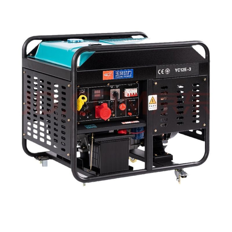 Yuchai 10KW ディーゼル発電機セット 10/12/15kW オープンフレーム二気筒ハイパワー非常用電源モバイル|undefined