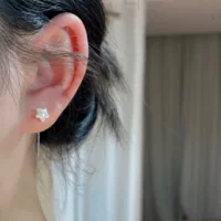 Серьги "Звездный жемчуг" Женские серьги 2025 Новые серьги с кисточками Повседневные легкие в сочетании Студенческие креативные серьги
