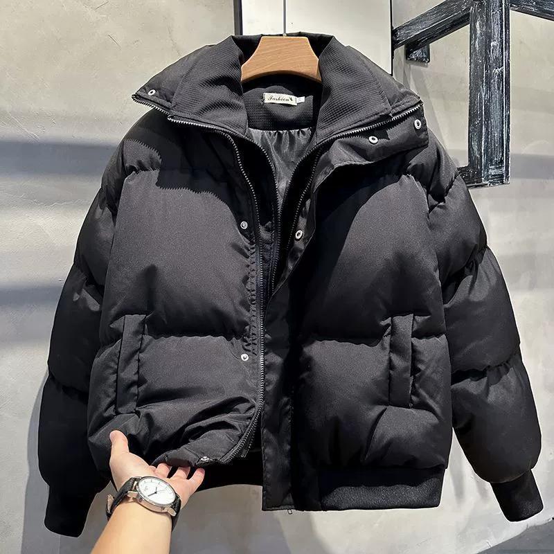 Down jacket men’s, oversize, windproof and wear‑resistant, Korean style
