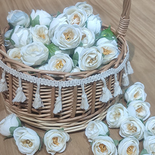 Simulated flower head rose flower creative flower decoration accessories photo props cross-border best-selling fake flowers
