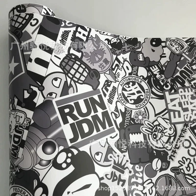 Film Computer Camouflage Sticker, Body sticker - f017-20cmx150cm