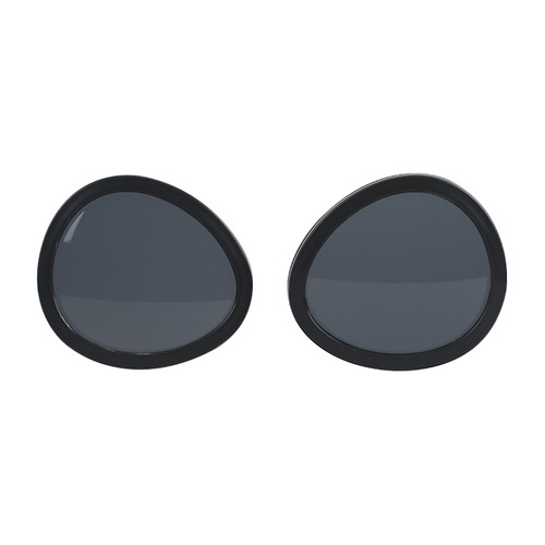 Manufacturer's new style peach-shaped large lenses, down jackets, hats, ski wear, decorative circle glasses