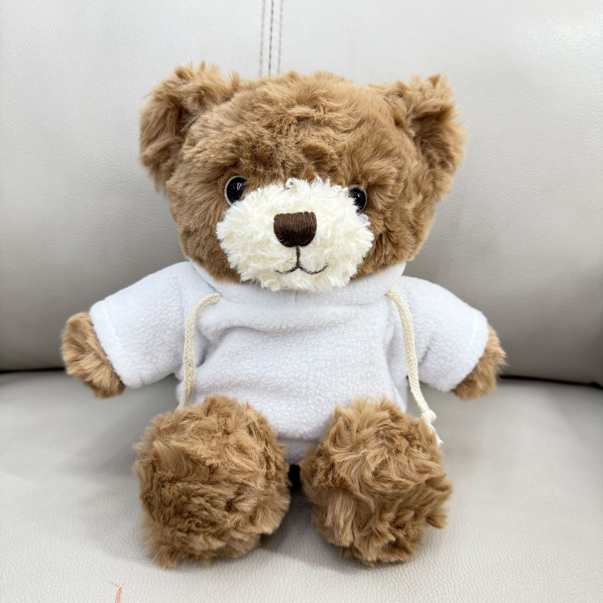 Máquina de muñecas agarrar 8 pulgadas ropa Teddy Bear juguetes de peluche impresión de muñecas LOGO regalos de eventos corporativos