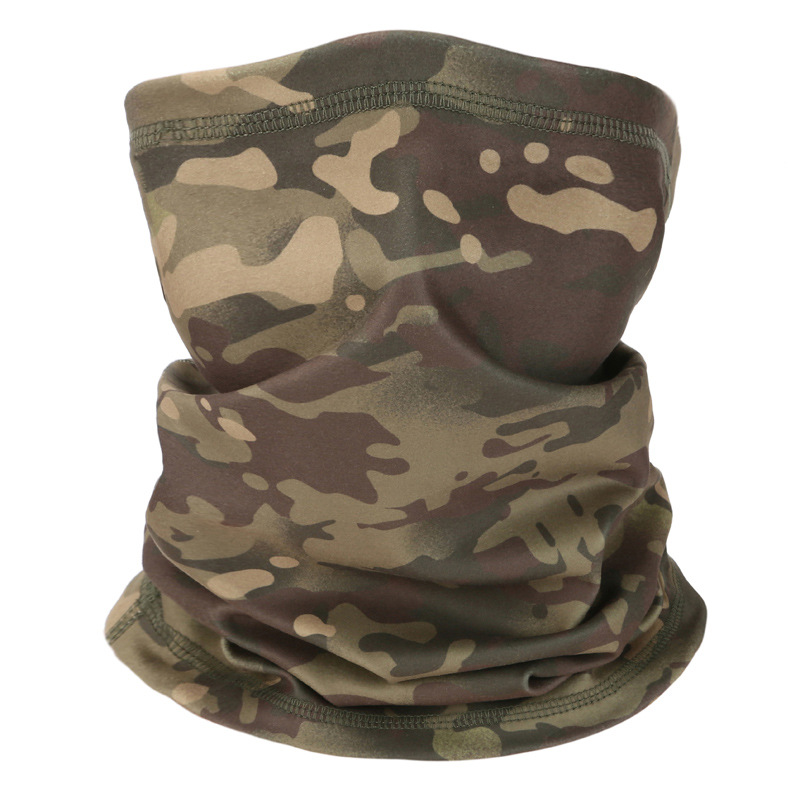 Amazon popular bufanda de montar de doble cara impresa a prueba de frío engrosada cuello caliente deportes al aire libre máscara caliente