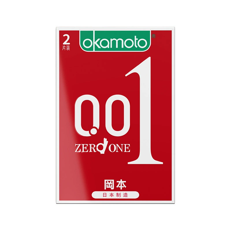 冈本 Polyurethane ultra thin men's safe lubricant, 2 pieces, full set