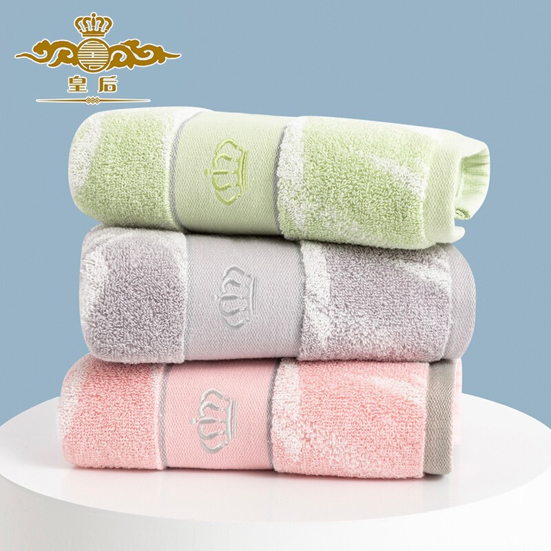 Zhongpai 414 Queen Antibacterial Thickened Towel Bamboo Embroidery Jacquard Face Towel Aaa Grade Antibacterial Pure Cotton