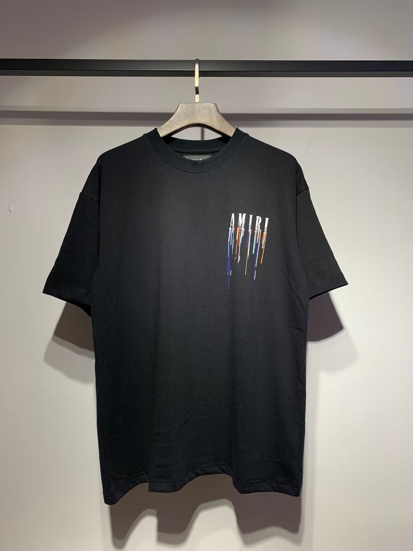 Verano nueva camiseta de manga corta impresa de letras suelta marca de moda hombre camiseta casual de media manga mujer