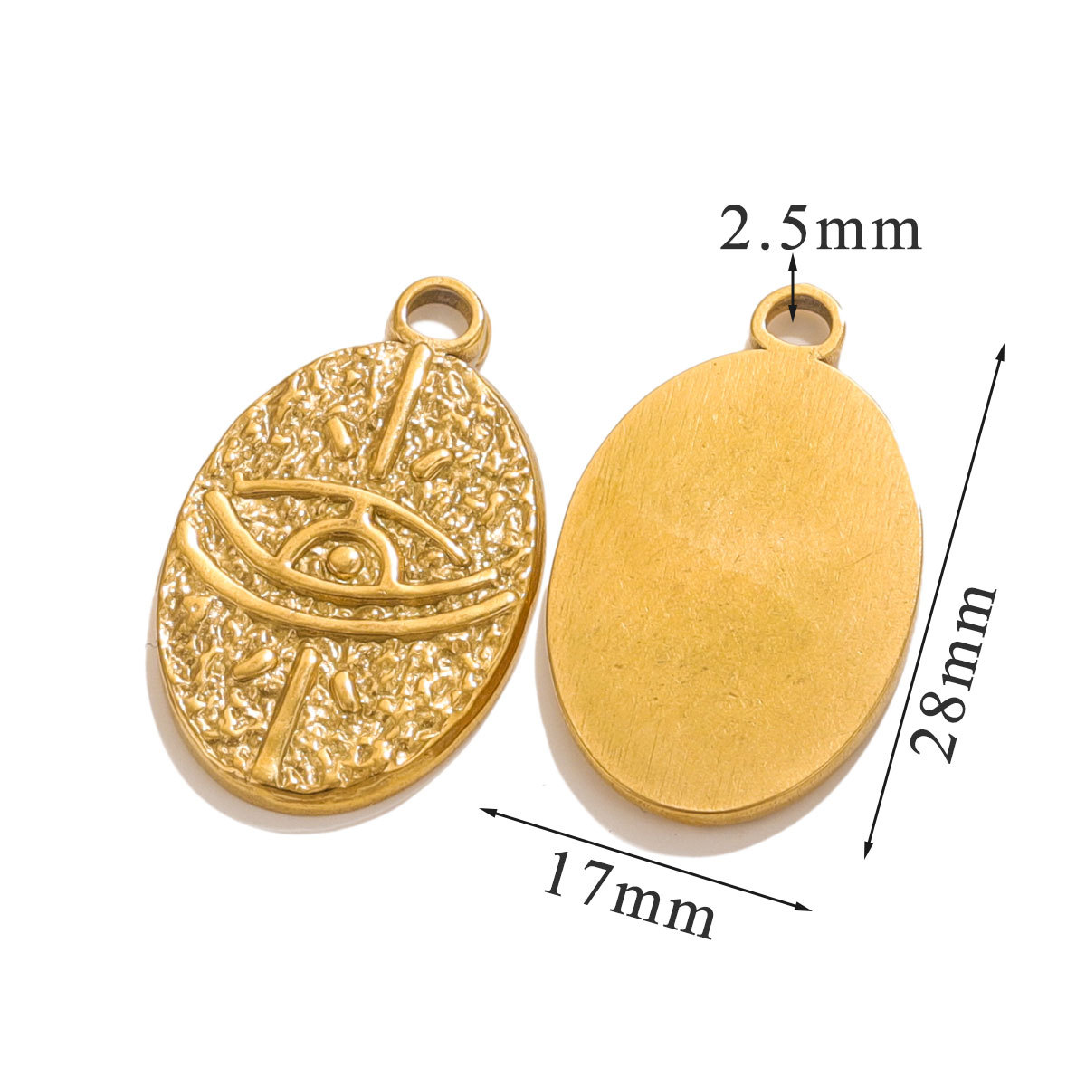 Acero inoxidable Tarot Sun Star Mangs Collar de viento Colgante 18K al vacío chapado en oro Accesorios de joyería de bricolaje