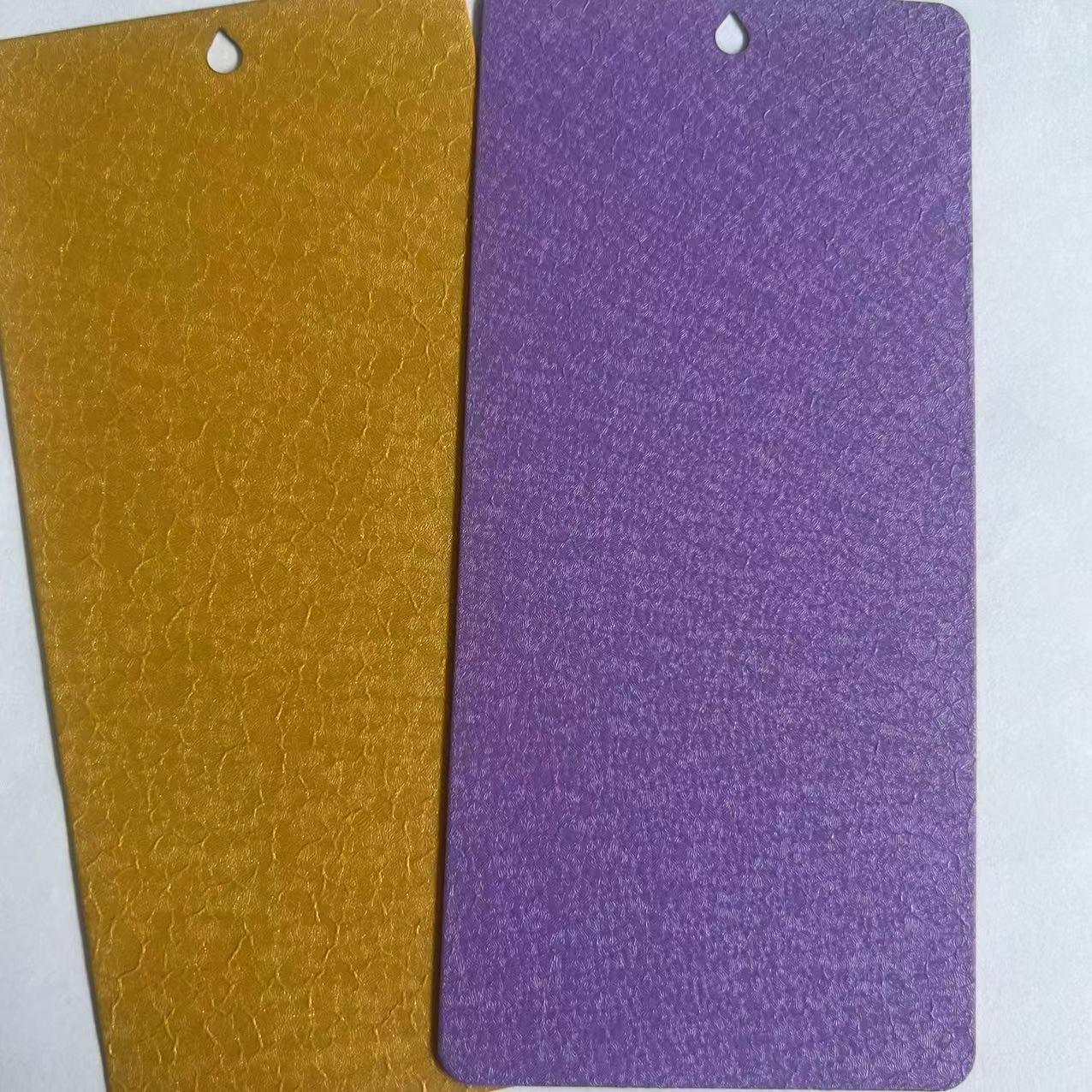 蓝色红色绵绵纹塑粉 静电喷涂粉末涂料 装饰型 纹理粉末