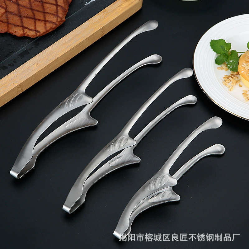 304 Нержавеющая сталь Зажим для барбекю Бытовая кухня Зажим для еды Зажареное мясо Зажим для стейка Зажим для торта Зажим для еды Зажим для хлеба