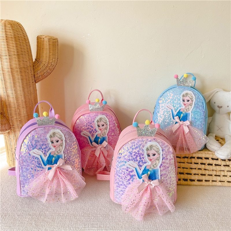 Lucky Piggy Children's Backpack Kindergarten Baby Mini Bag Cartoon Cute Sequin Bag Girls' Backpack