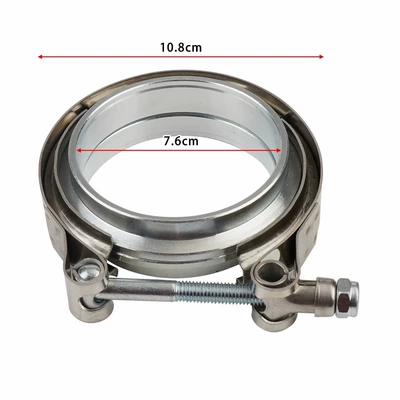 Auto Parts Stainless Steel Hose Digər kuzov və aksesuarlar - 3inch-with-male-and-female-flange