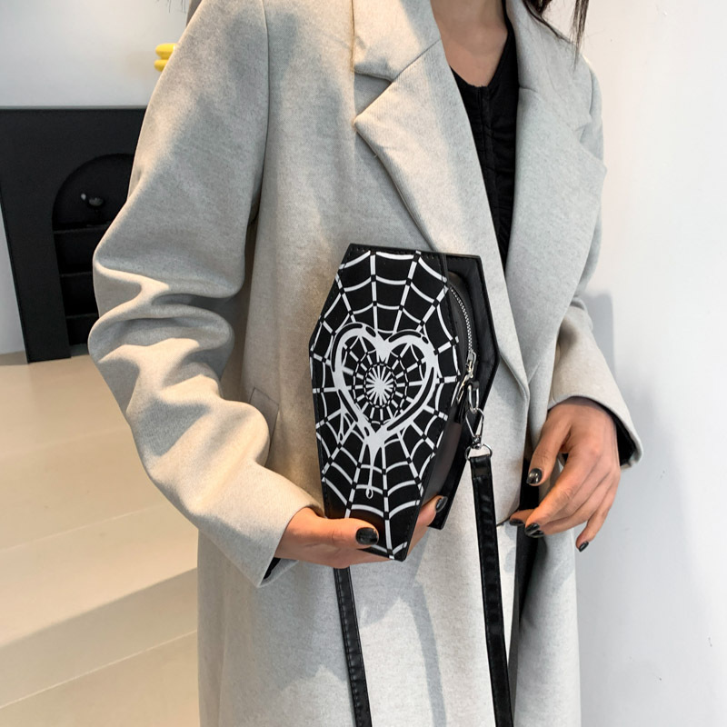 Borsa a tracolla da donna transfrontaliera personalizzata, di tendenza, di alta qualità, nuova moda 2024, semplice, a forma di cuore, da indossare sotto il braccio._voghion.com