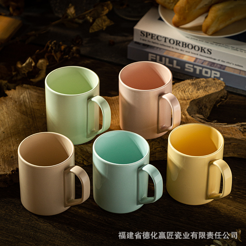 Transfronterizo LICang LZ color de caballo una marca de cola de cerámica taza de marca de colores taza de agua taza de leche taza de desayuno