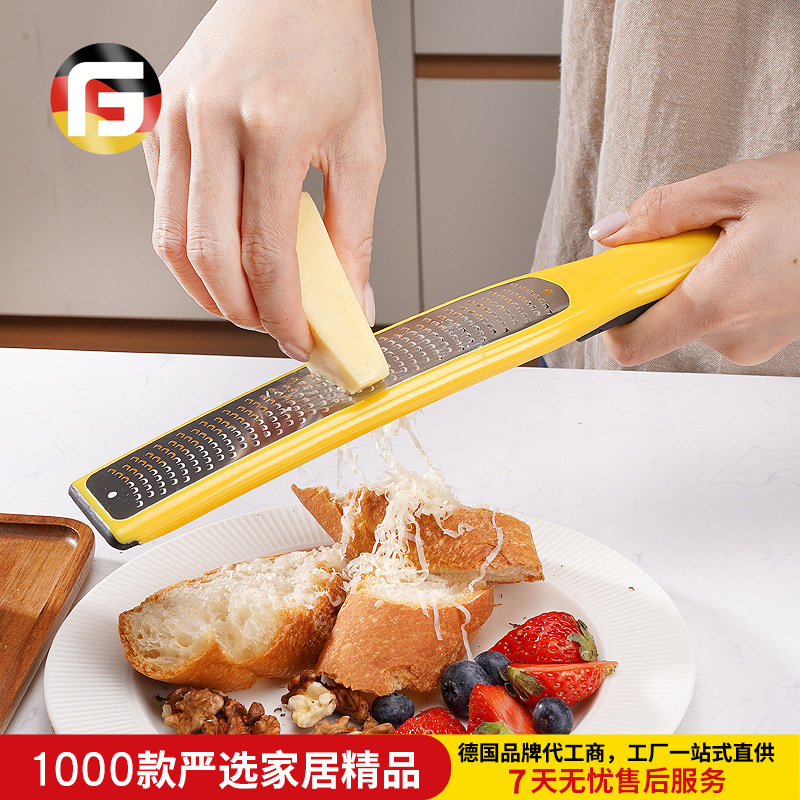 French Creative Multi-function Cheese Planer with Container Cover Cheese Planer Lemon Planer Cover Measuring Cup