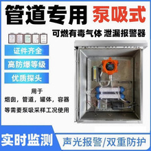 定制可燃气体报警器vocs有毒气体泄漏检测仪烟囱管道专用泵吸式