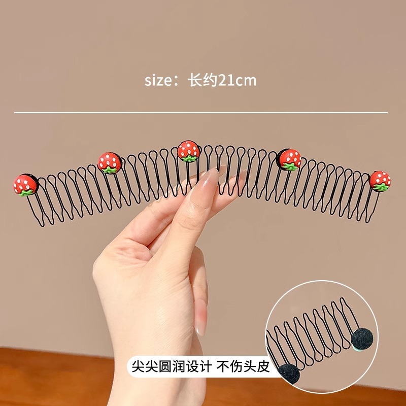 Peinado de cabello de niños acabado artefacto niñas fijo pull peinado de cabello de cabello de cabello de cabello de bebé en la parte posterior de la cabeza pinza de cabello adornamiento