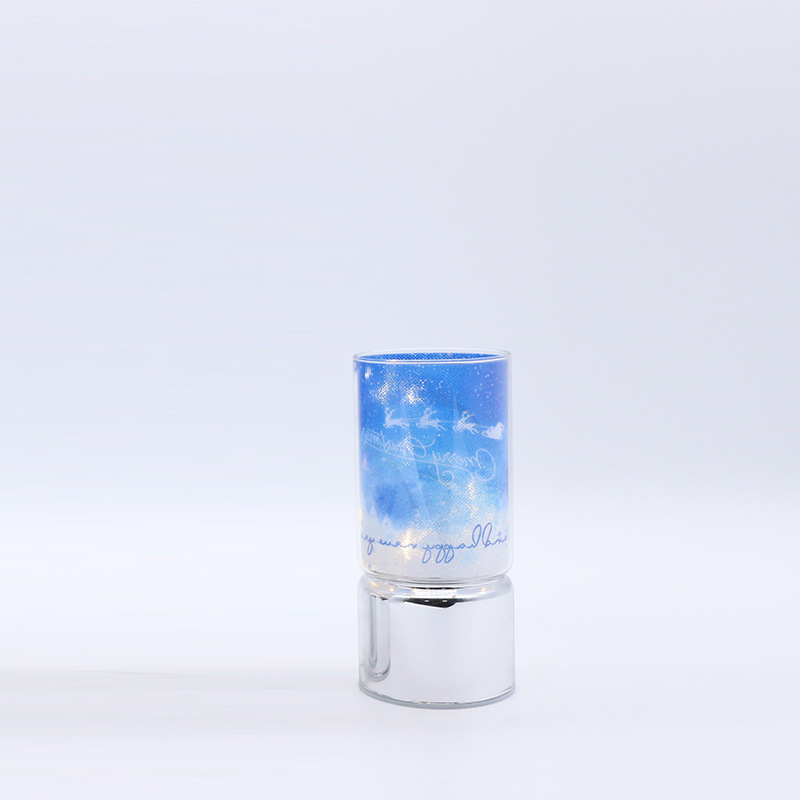 Tea cup, glass LED lights, lampshade