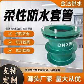自来水厂泵房泵阀污水处理管道工程国标穿墙预埋钢制柔性防水套管