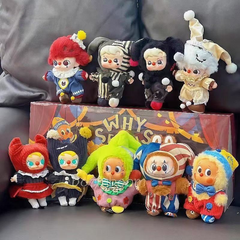 Popmart Halloween Series Labubu Plush Vinyl Blind Box Blind Bag Trendy Cross-Border Hot Item