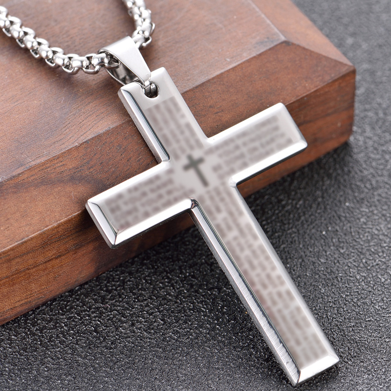 Stainless Steel Cross Pendant 1