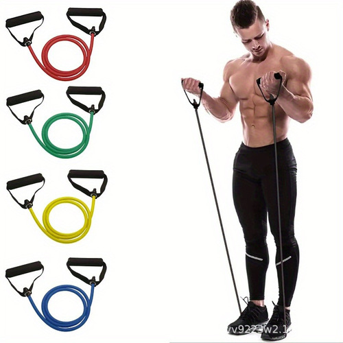 One-arm resistance band fitness band, one-piece resistance cord, household elastic cord fitness equipment