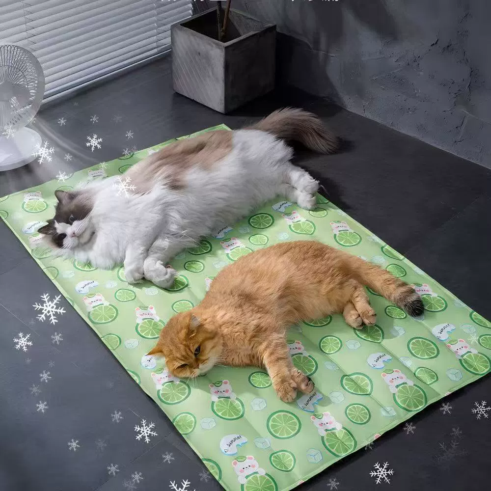 Ледяная подушка для домашних животных, летний спальный коврик для кошек, коврик для собаки, ледяное гнездо, летняя охлаждающая подушка, ледяная подушка, гнездо для собаки, крем для удаления волос, спальный коврик