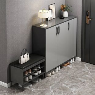 Shoe Cabinet for Home Entrance, Multi-Layer Storage for Living Room, Entryway Cabinet, Two-In-One Small Apartment Storage Cabinet, Simple Shelf