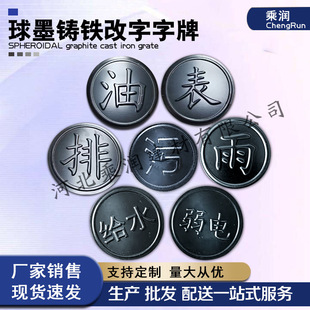 Cast Iron Manhole Cover Changed to Plate Ductile Composite Manhole Cover Changed to Rain Water Sewage Electric Power Round Paste Changeable Plate
